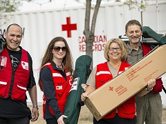 Canadian Red Cross personal disaster relief 