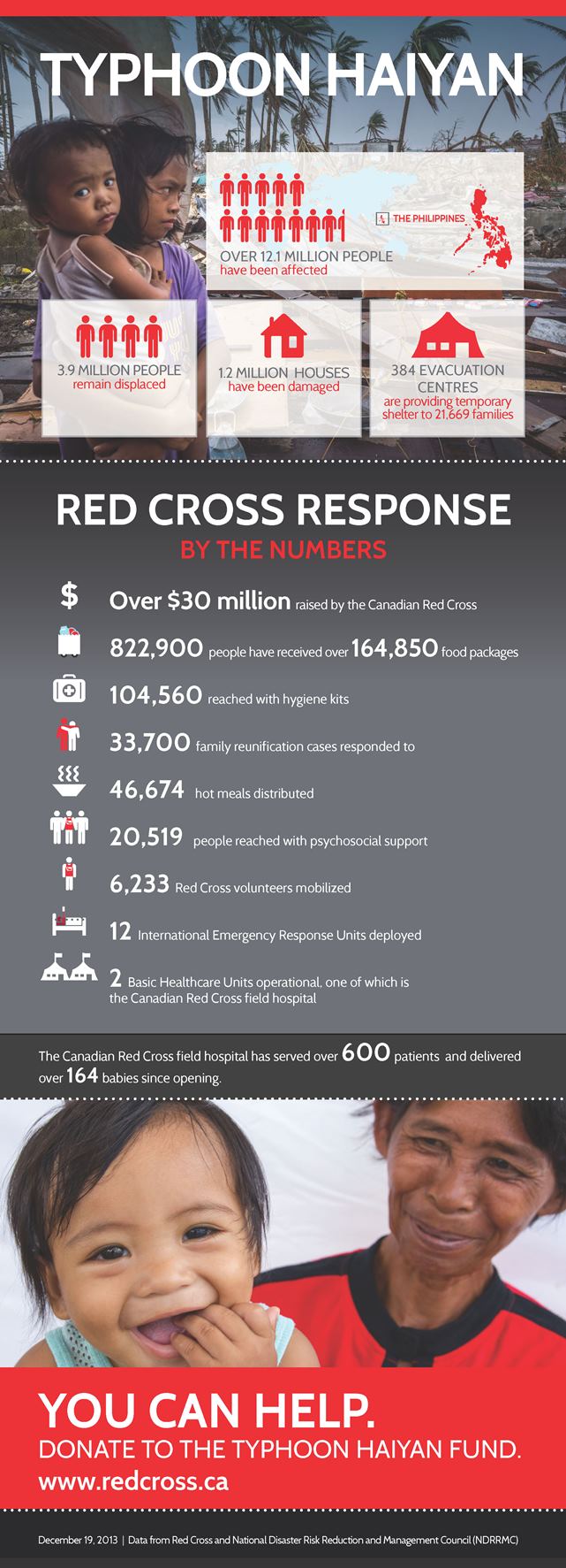 Infographic on Red Cross response to Typhoon Haiyan