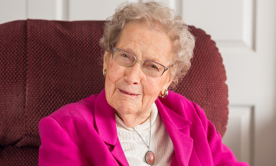 Ms. Marjorie Putt, Canadian Red Cross donor 