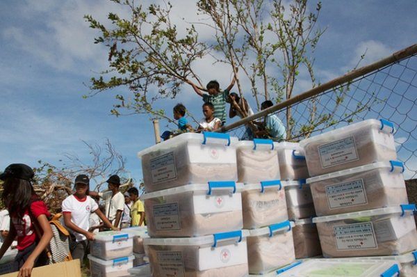 Distribution of relief items