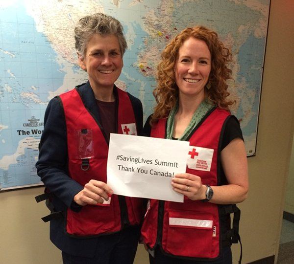 Red Crossers show they care