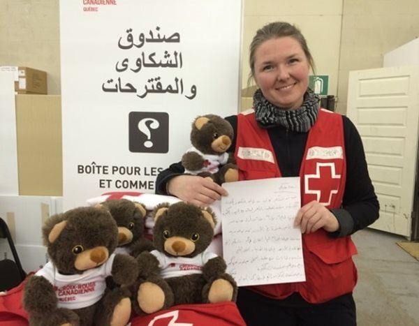 Louise-Julie, a Red Cross volunteer for nearly 25 years