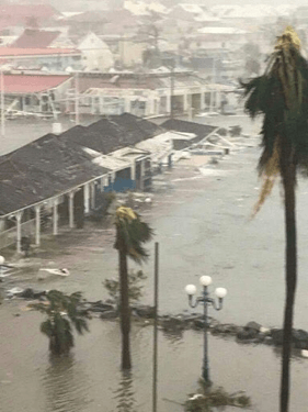 Devastation from Hurricane Irma in the Caribbean.