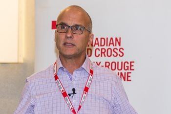 Dr. Gordon Giesbrecht, who operates the Laboratory for Exercise and Environmental Medicine at the University of Manitoba and was the keynote speaker at the 8th Annual Red Cross Alberta Water Safety Conference in Calgary