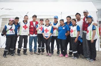 . The RRU operated in coordination with the Ecuadorian Red Cross and the Ministry of Health, with support from Red Cross aid workers coming from Canada, Colombia, Mexico and the Philippines.