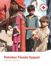 Pakistan floods donor update cover page.