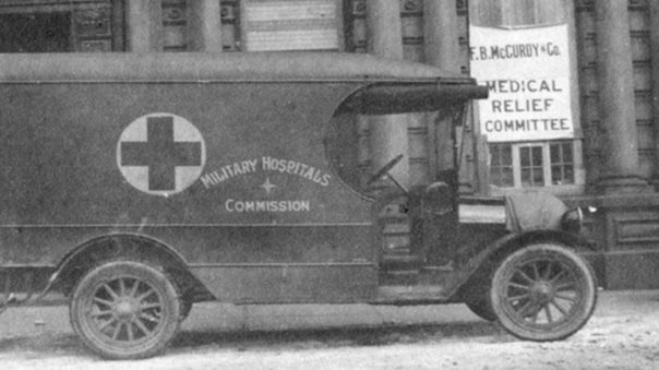 Temporary office of the Medical Relief Committee