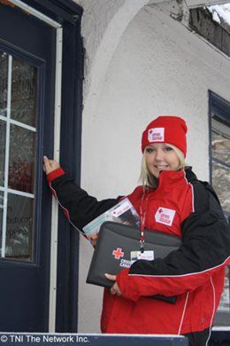 Canadian Red Cross Door to Door fundraiser