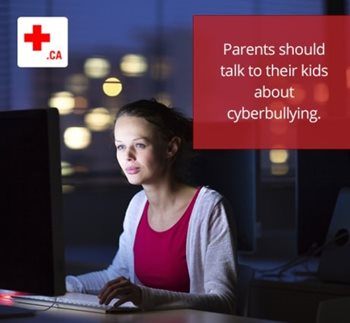 Talk to kids about cyberbullying
