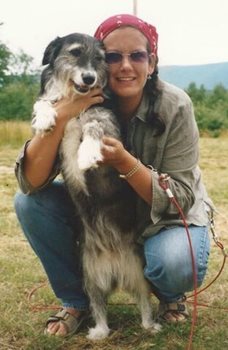 Nicole Wood and her dog Munchie