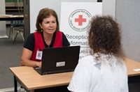 Canadian Red Cross volunteer Ann Deane
