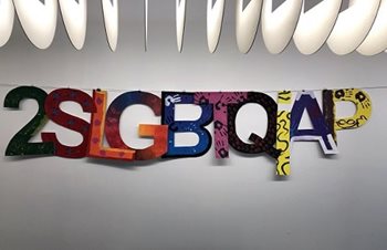 Colourful banner of 2SLGBTQIAP