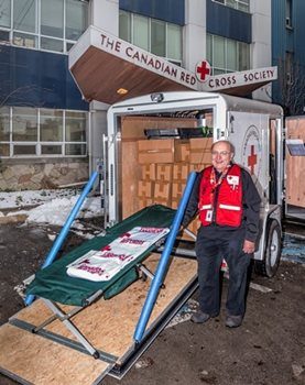 Canadian Red Cross volunteer Jim DePass