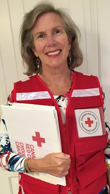 Red Cross volunteer Mary Ann