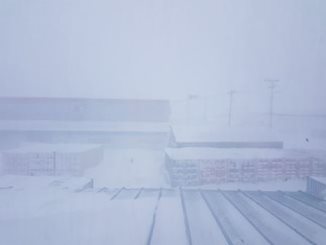Blizzard conditions