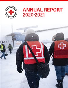 photo of front cover of annual report 2020-2021